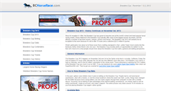 Desktop Screenshot of bchorserace.com